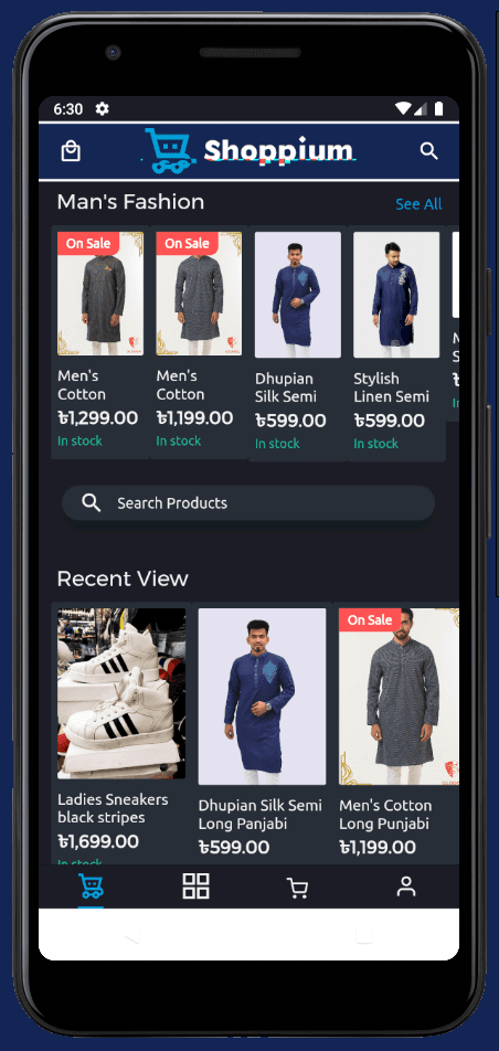 Screenshot of Shoppium app, image 3