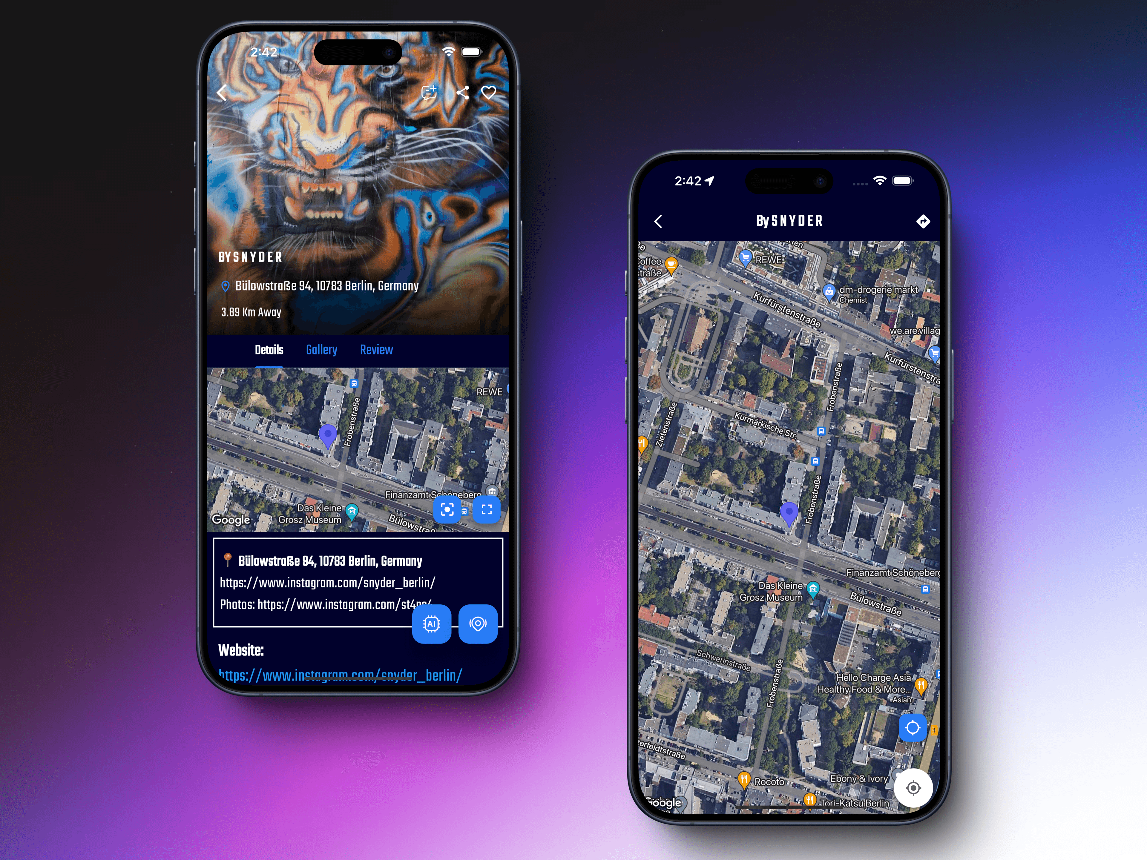 Screenshot of Berlin Artwalk app, image 6