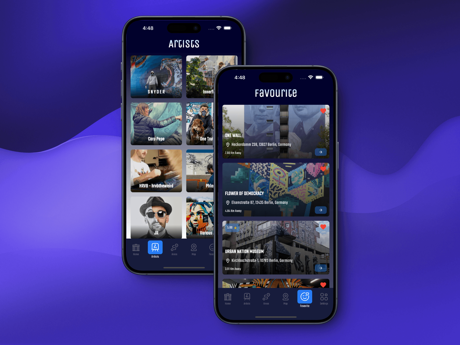 Screenshot of Berlin Artwalk app, image 7