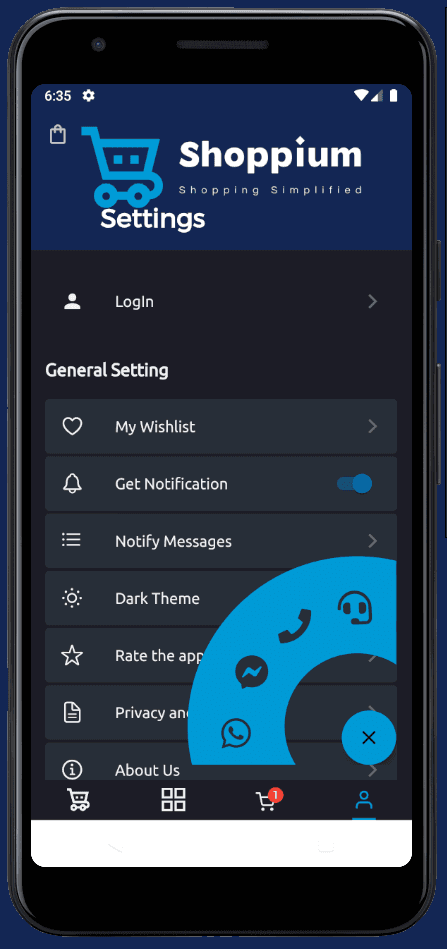 Screenshot of Shoppium app, image 7