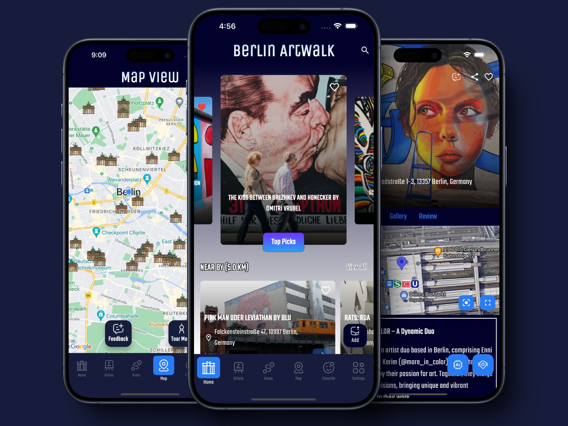 Screenshot of Berlin Artwalk app, image 3