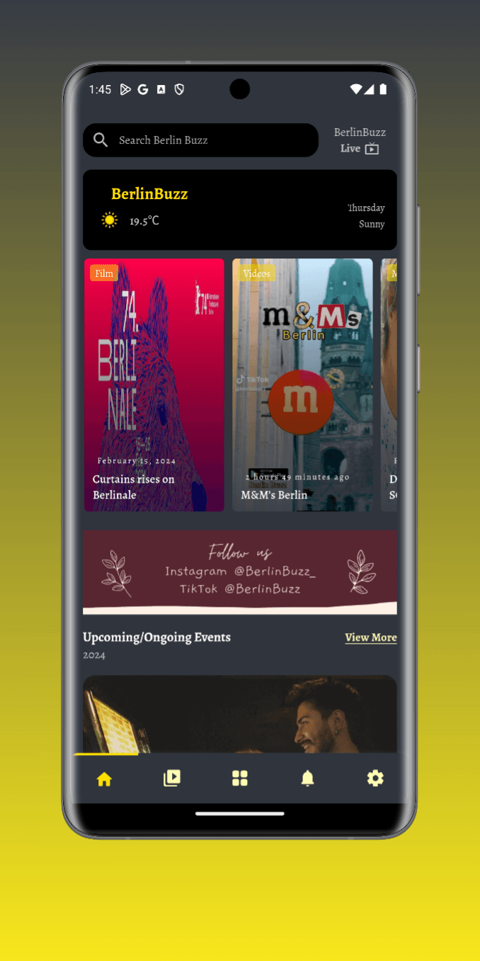 Screenshot of Berlin Buzz app, image 4
