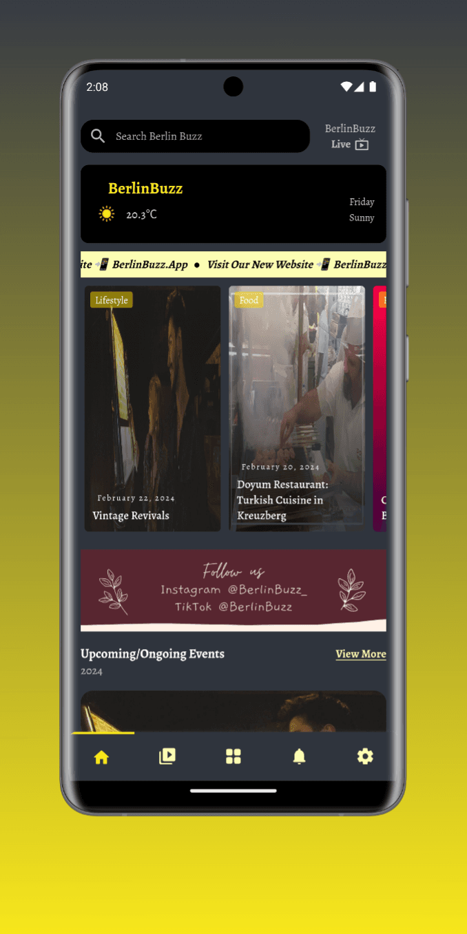 Screenshot of Berlin Buzz app, image 7