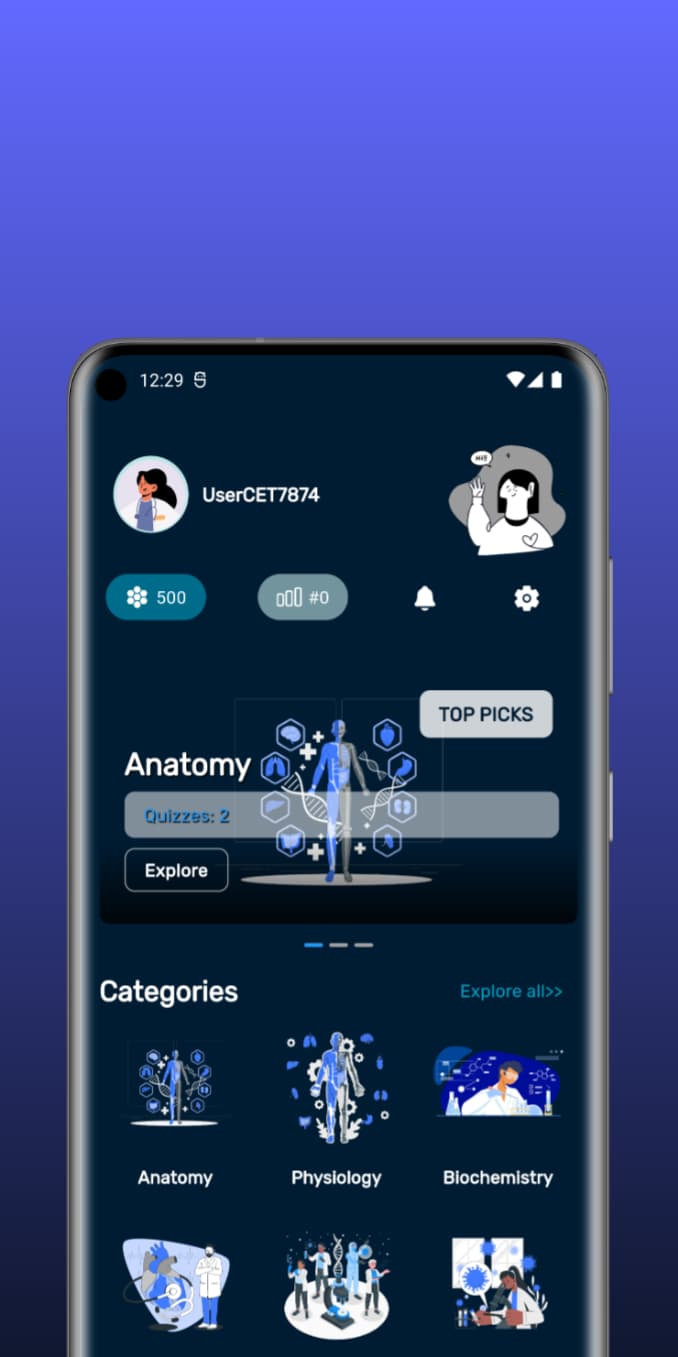 Screenshot of Medical Hive app, image 3