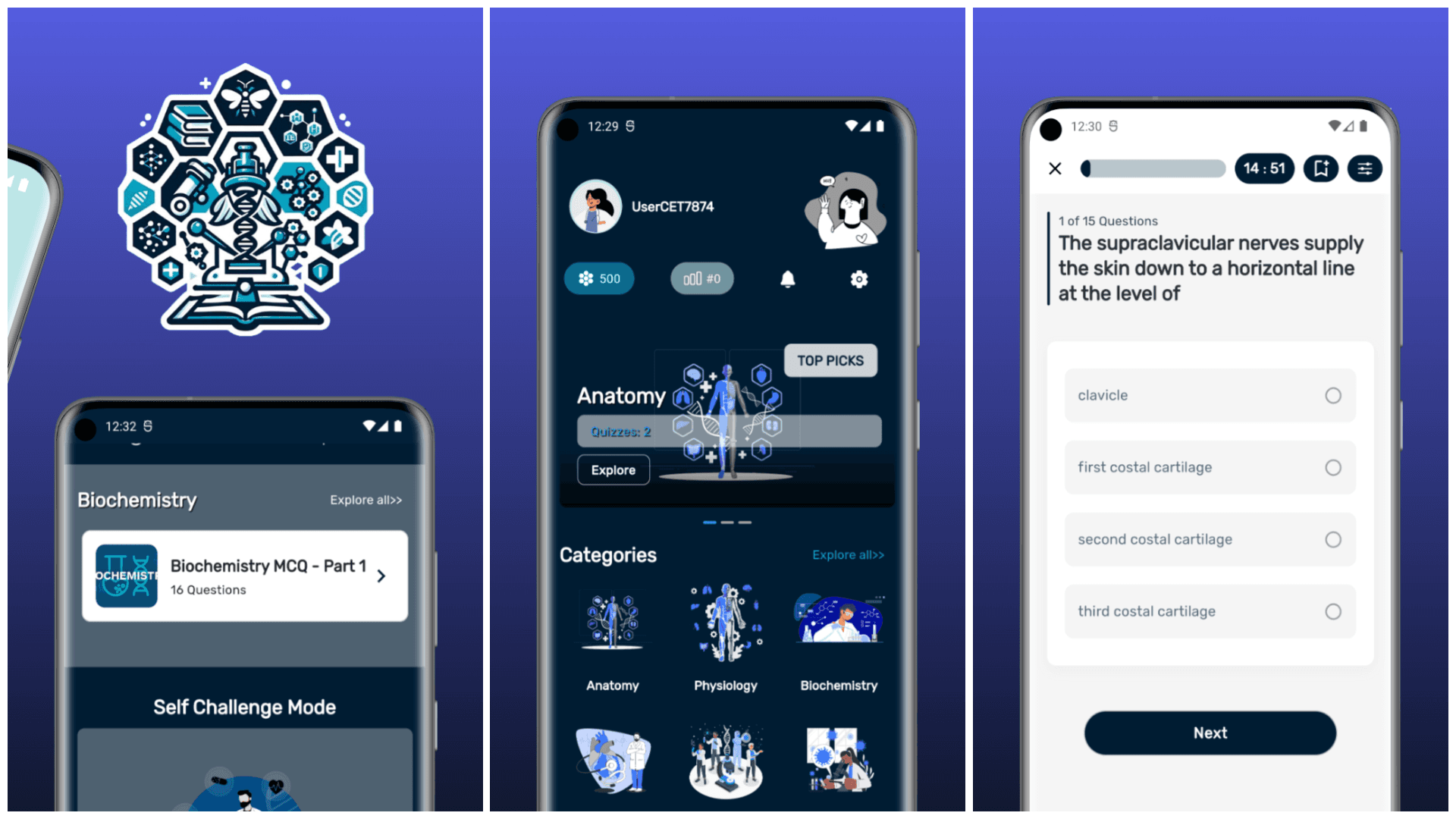 Screenshot of Medical Hive app, image 1